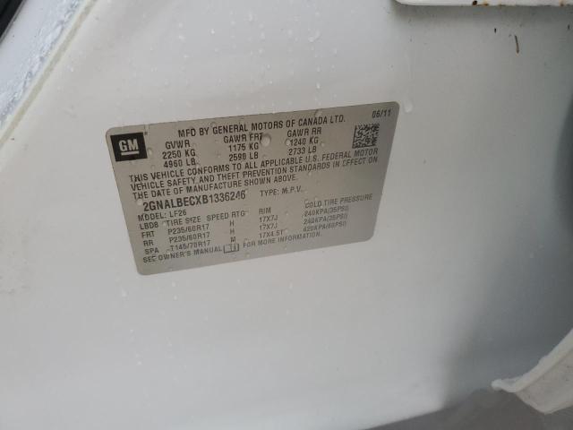 Photo 14 from auction – 2011 CHEVROLET EQUINOX LS with VIN 2GNALBECXB1336246