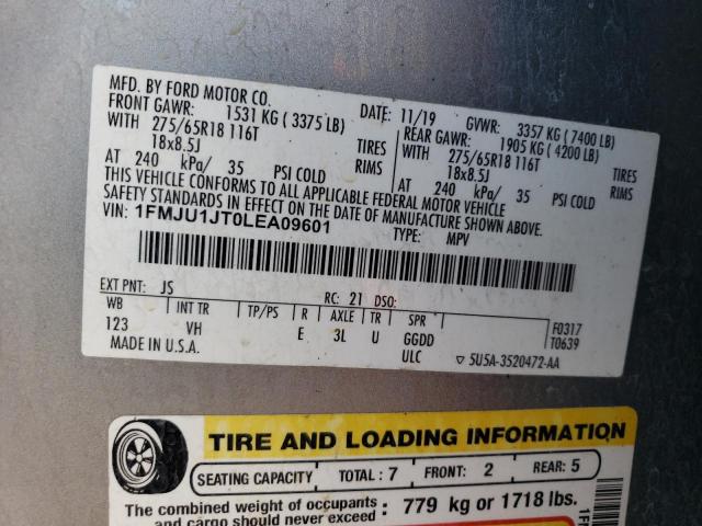 Photo 14 from auction – 2020 FORD EXPEDITION with VIN 1FMJU1JT0LEA09601