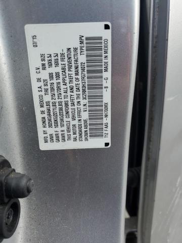 Photo 14 from auction – 2015 HONDA CR-V LX with VIN 3CZRM3H37FG714072