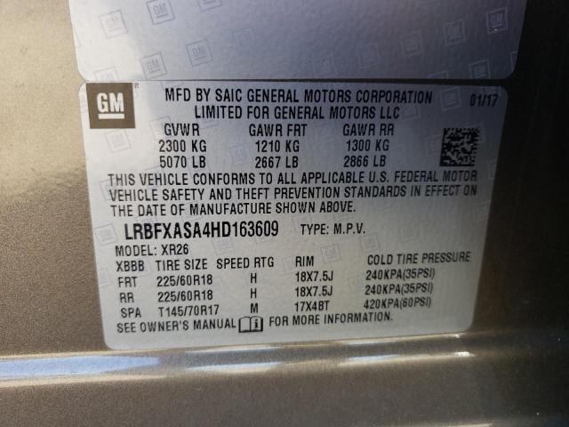 Photo 14 from auction – 2017 BUICK ENVISION P with VIN LRBFXASA4HD163609