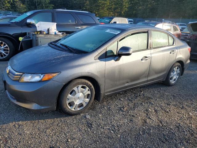 HONDA CIVIC HYBR 2012 with VIN JHMFB4F23CS004345 - Photo from auction
