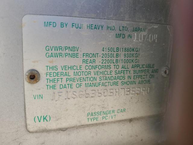 Zdjęcie 14 z aukcji – 2005 SUBARU FORESTER 2 z VIN JF1SG63605H735390