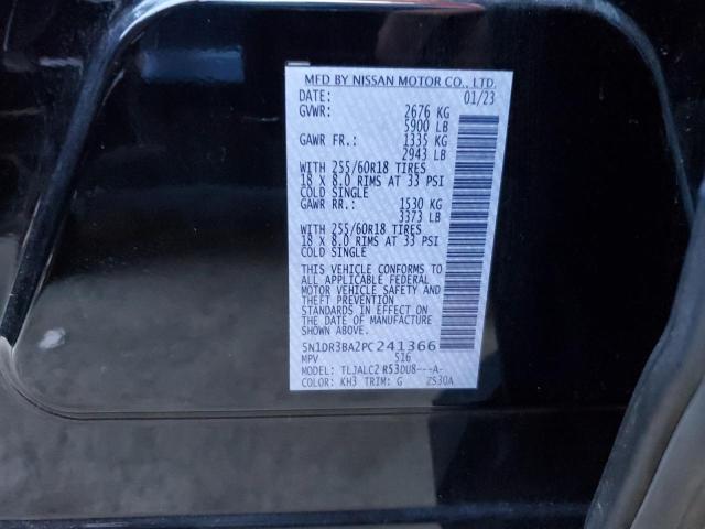 Photo 14 from auction – 2023 NISSAN PATHFINDER with VIN 5N1DR3BA2PC241366