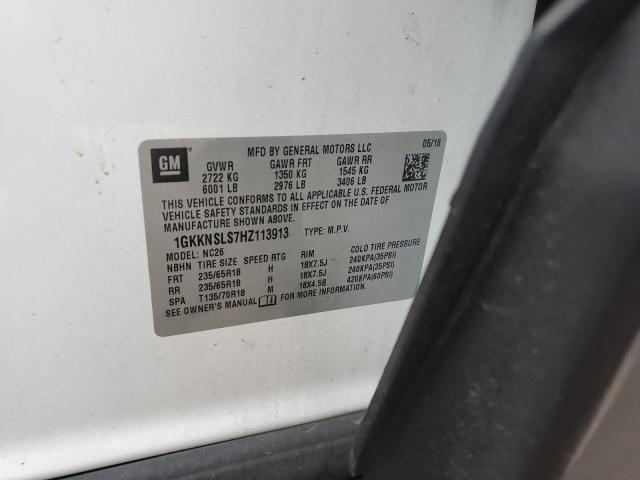 Photo 14 from auction – 2017 GMC ACADIA SLE with VIN 1GKKNSLS7HZ113913