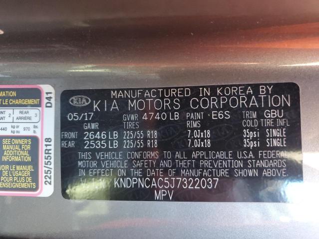 Photo 14 from auction – 2018 KIA SPORTAGE E with VIN KNDPNCAC5J7322037