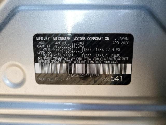 Photo 14 from auction – 2020 MITSUBISHI OUTLANDER with VIN JA4AD3A37LZ043277