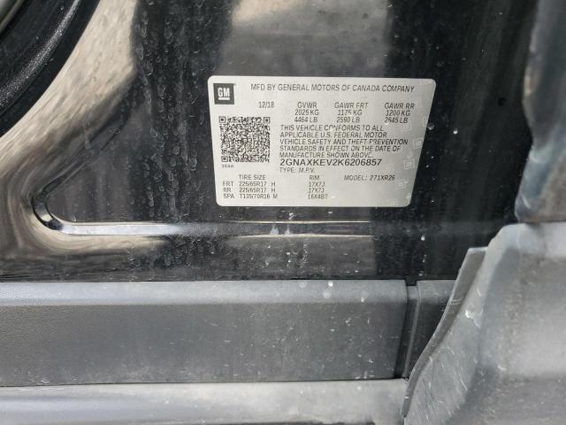 Photo 14 from auction – 2019 CHEVROLET EQUINOX LT with VIN 2GNAXKEV2K6206857