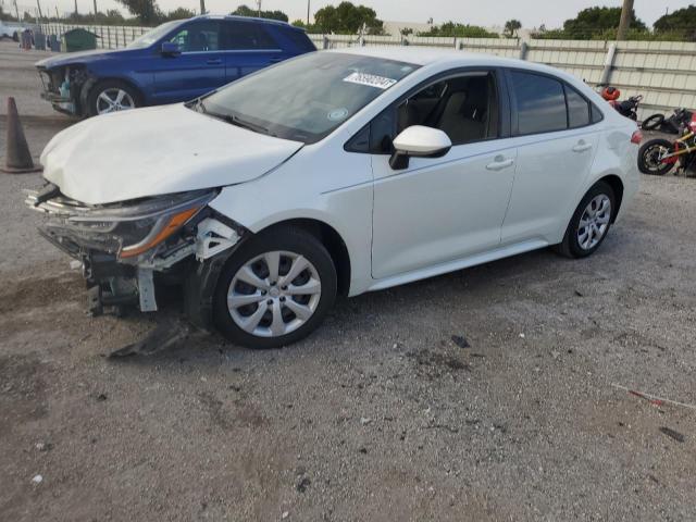 TOYOTA COROLLA LE 2021 with VIN JTDEPMAE2MJ150551 - Photo from auction