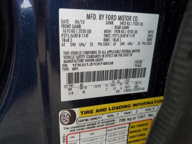 Photo 14 from auction – 2013 FORD EXPEDITION with VIN 1FMJU1J51DEF45038
