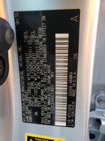 Photo 14 from auction – 2013 TOYOTA HIGHLANDER with VIN 5TDZK3EH4DS118847