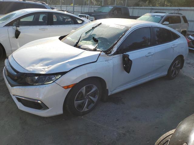 HONDA CIVIC LX 2020 with VIN 19XFC2F66LE004896 - Photo from auction