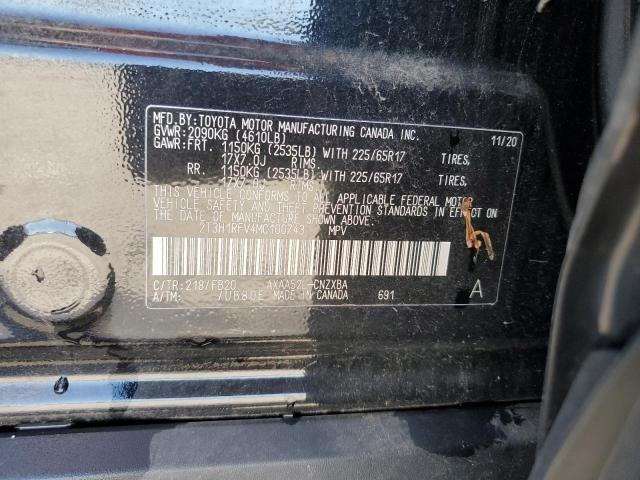 Photo 14 from auction – 2021 TOYOTA RAV4 LE with VIN 2T3H1RFV4MC100743
