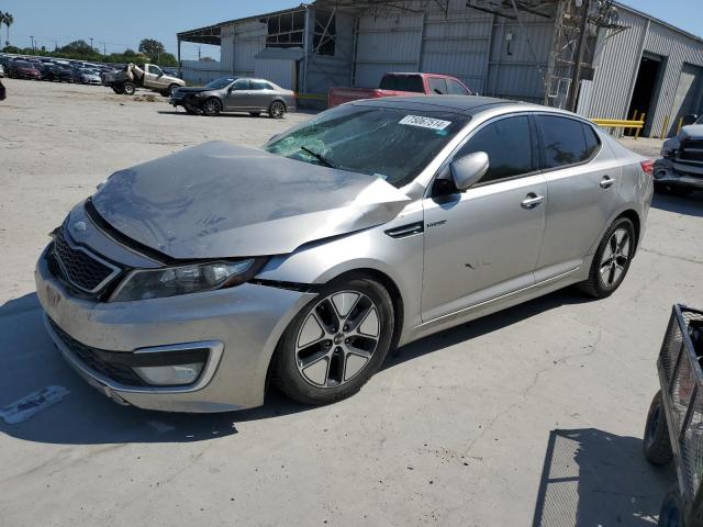 KIA OPTIMA HYB 2013 with VIN KNAGM4AD7D5039833 - Photo from auction