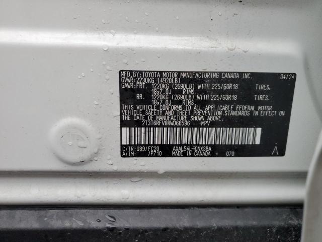 Photo 14 from auction – 2024 TOYOTA RAV4 SE with VIN 2T3T6RFV8RW066596
