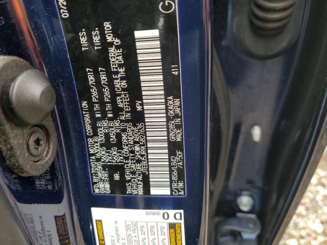 Photo 14 from auction – 2020 TOYOTA 4RUNNER SR with VIN JTEBU5JR9L5827635