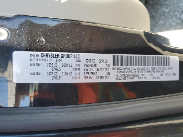 Photo 14 from auction – 2015 CHRYSLER TOWN & COU with VIN 2C4RC1BG4FR620282