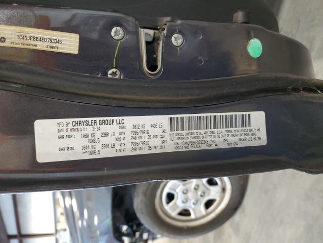 Photo 14 from auction – 2014 JEEP PATRIOT SP with VIN 1C4NJPBB4ED793345