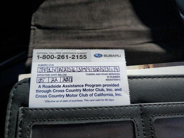 Photo 10 from auction – 2021 SUBARU WRX STI with VIN JF1VA2S63M9805319