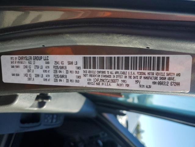 Photo 14 from auction – 2012 JEEP LIBERTY SP with VIN 1C4PJMAK7CW196877