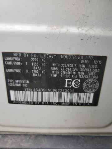 Photo 14 from auction – 2016 SUBARU OUTBACK 3. with VIN 4S4BSFNC9G3273032