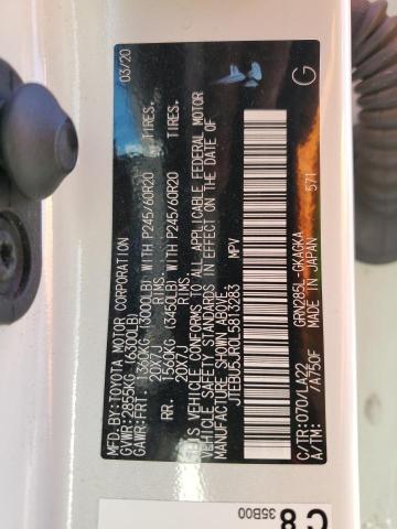 Photo 14 from auction – 2020 TOYOTA 4RUNNER SR with VIN JTEBU5JR0L5813283