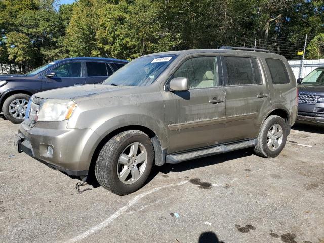 HONDA PILOT EXL 2011 with VIN 5FNYF3H65BB046018 - Photo from auction