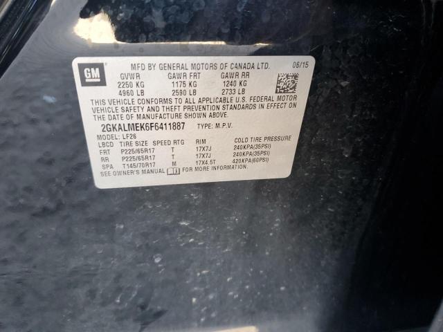 Photo 14 from auction – 2015 GMC TERRAIN SL with VIN 2GKALMEK6F6411887