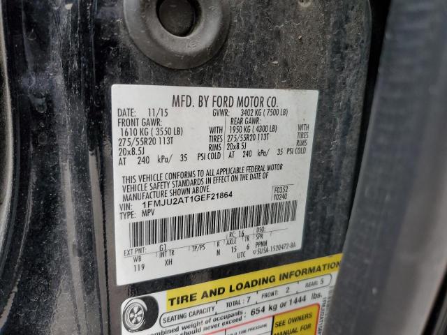Photo 14 from auction – 2016 FORD EXPEDITION with VIN 1FMJU2AT1GEF21864