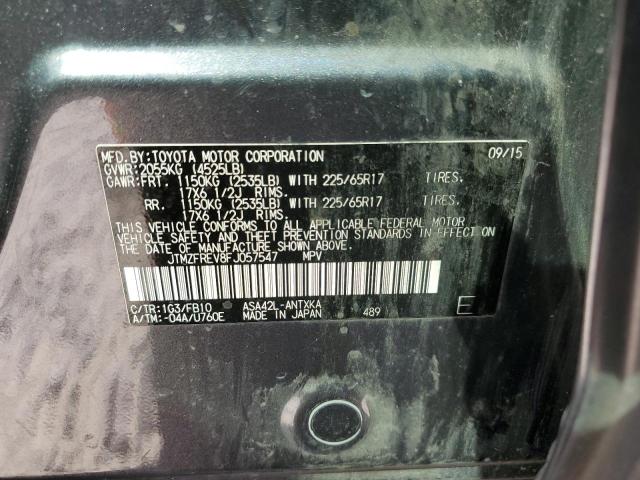 Photo 14 from auction – 2015 TOYOTA RAV4 LE with VIN JTMZFREV8FJ057547