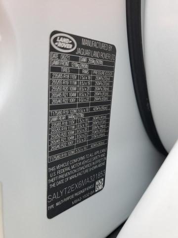 Photo 14 from auction – 2021 LAND ROVER RANGE ROVE with VIN SALYT2EX6MA321853