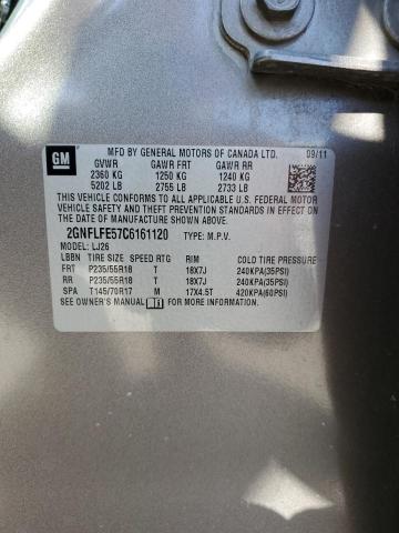 Foto 14 de la subasta – 2012 CHEVROLET EQUINOX LT con VIN 2GNFLFE57C6161120