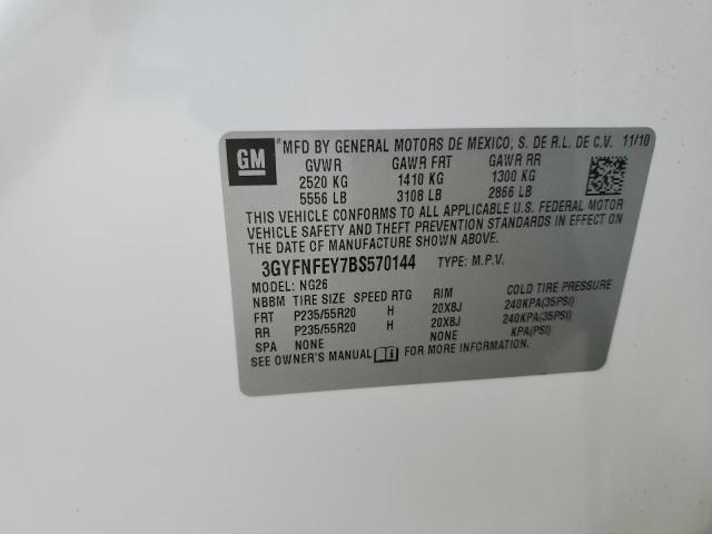 Photo 14 from auction – 2011 CADILLAC SRX PREMIU with VIN 3GYFNFEY7BS570144