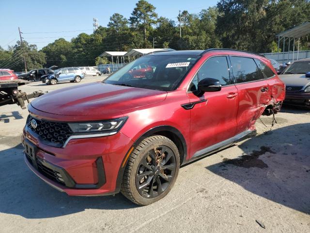 KIA SORENTO SX 2021 with VIN 5XYRKDLF5MG028076 - Photo from auction