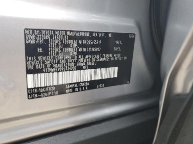 Photo 14 from auction – 2024 TOYOTA RAV4 LE with VIN 4T3MWRFV2RU134296