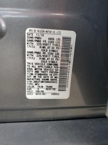 Photo 14 from auction – 2017 NISSAN ROGUE S with VIN JN8AT2MT0HW385603
