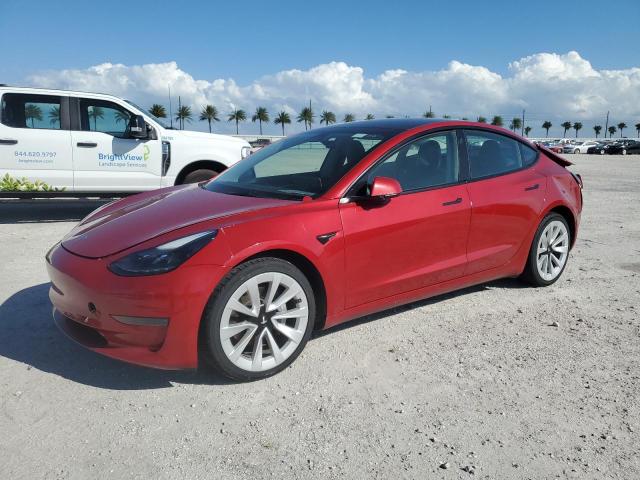 TESLA MODEL 3 2022 with VIN 5YJ3E1EA0NF368886 - Photo from auction