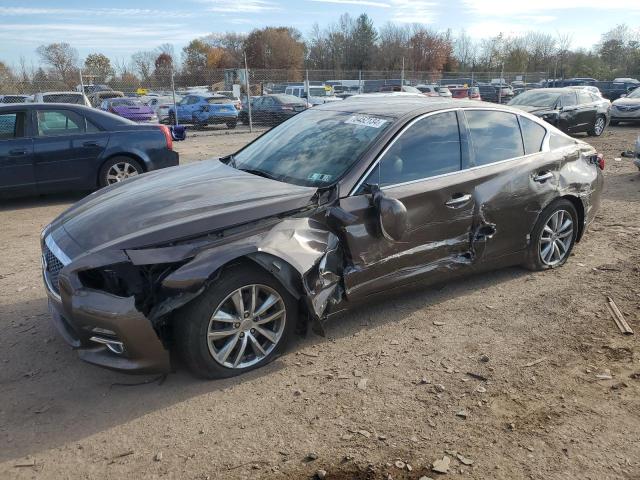 INFINITI Q50 BASE 2015 with VIN JN1BV7ARXFM417078 - Photo from auction
