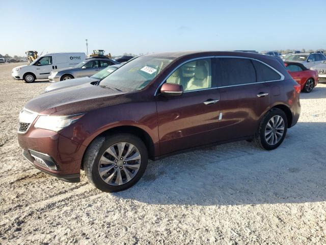 ACURA MDX TECHNO 2014 with VIN 5FRYD4H42EB002734 - Photo from auction