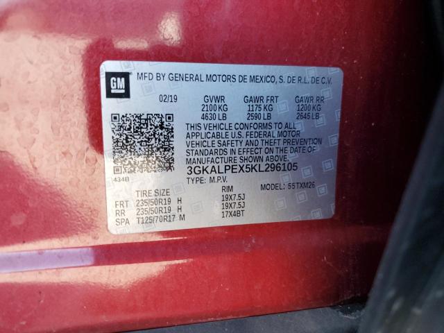 Photo 14 from auction – 2019 GMC TERRAIN SL with VIN 3GKALPEX5KL296105