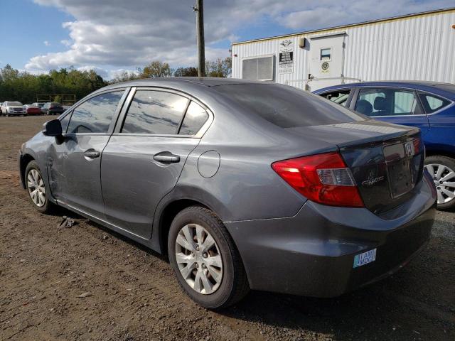 Photo 2 from auction – 2012 HONDA CIVIC LX with VIN 19XFB2F59CE361838