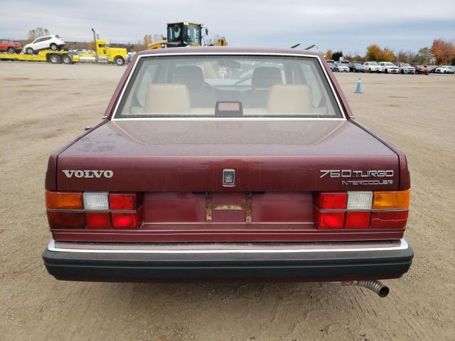 Photo 6 from auction – 1989 VOLVO 760 with VIN YV1GX8740K0076610