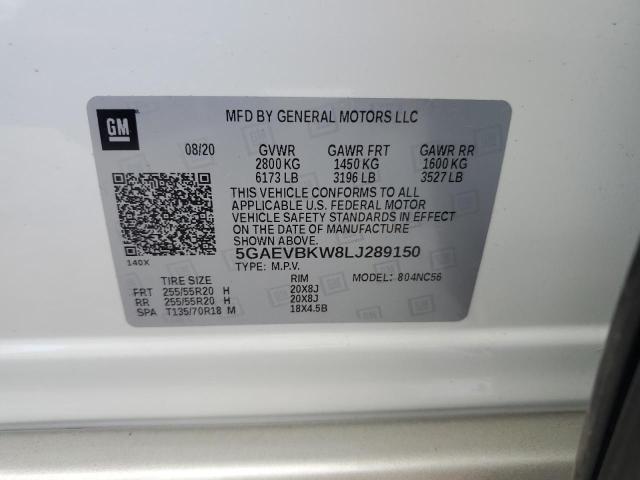 Photo 14 from auction – 2020 BUICK ENCLAVE PR with VIN 5GAEVBKW8LJ289150