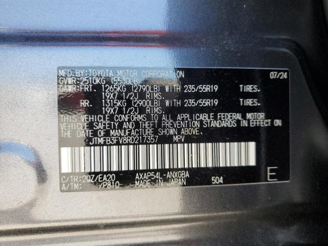 Photo 14 from auction – 2024 TOYOTA RAV4 PRIME with VIN JTMFB3FV8RD217357