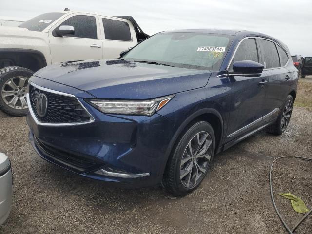 ACURA MDX TECHNO 2022 with VIN 5J8YD9H49NL001335 - Photo from auction