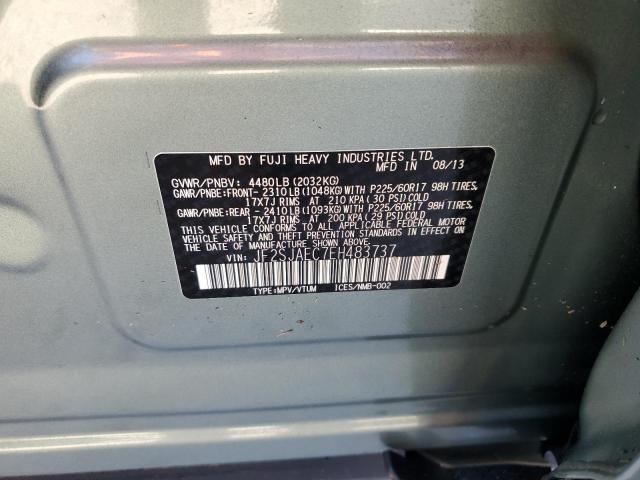 Photo 14 from auction – 2014 SUBARU FORESTER 2 with VIN JF2SJAEC7EH483737