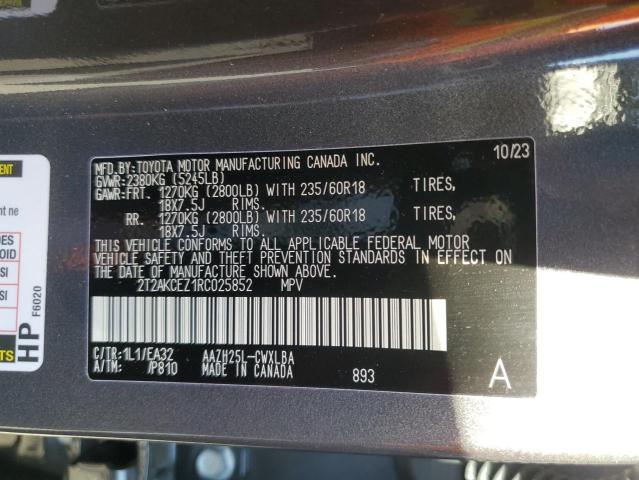 Photo 14 from auction – 2024 LEXUS NX 350H BA with VIN 2T2AKCEZ1RC025852