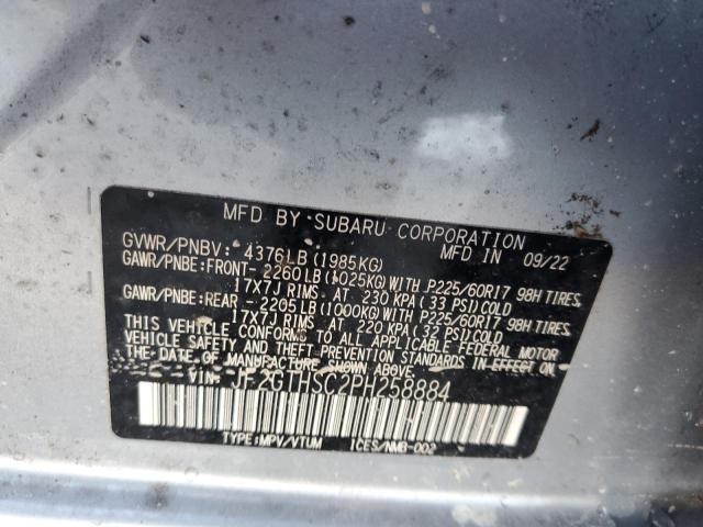 Photo 14 from auction – 2023 SUBARU CROSSTREK with VIN JF2GTHSC2PH258884