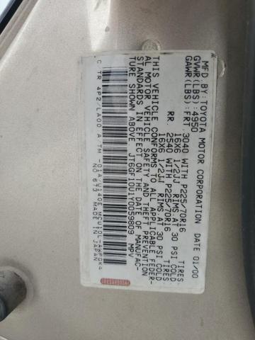 Photo 14 from auction – 2000 LEXUS RX 300 with VIN JT6GF10U1Y0059809
