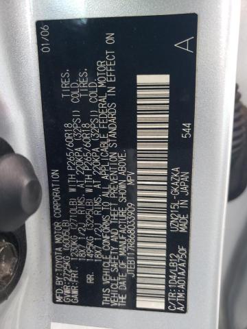 Photo 14 from auction – 2006 TOYOTA 4RUNNER LI with VIN JTEBT17R868033909