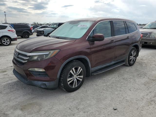 HONDA PILOT EX 2016 with VIN 5FNYF5H3XGB010186 - Photo from auction